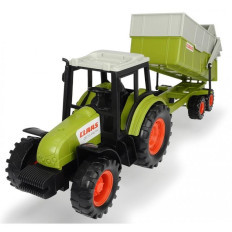 Dickie Tractor with Trailer - Toys for Kids - 