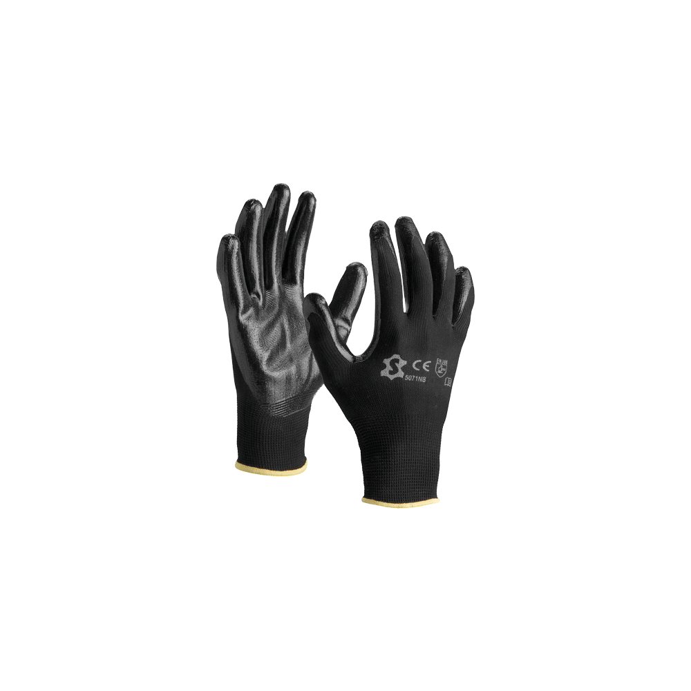 Luvas de Proteção Preto - Nitrilo - Início - VINOMATOS