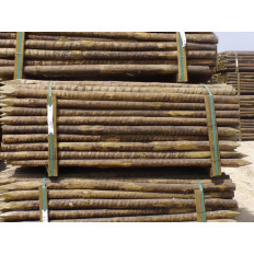 PIQUETS EN BOIS CONIQUES TRAITÉS - Piquets en Bois