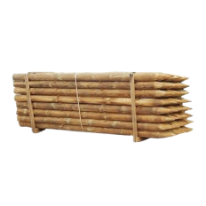 PIQUETS EN BOIS CONIQUES TRAITÉS - Piquets en Bois