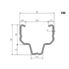 Piquet de Tête VM - Piquets Intermédiaire Métaliques