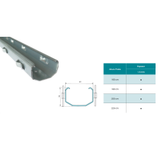 Poteau Métallique Intermédiaire - Langette Extérieure | VIN-EX 50 32/49