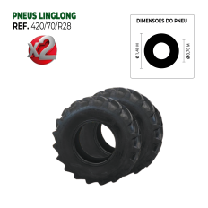 Pneus pour tracteurs / machines agricoles