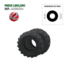 Pneus pour tracteurs / machines agricoles