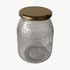 1kg jar with gold lid