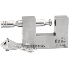 Candado rectangular de acero inoxidable mf 2022-80-BL 80mm