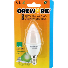 Bombilla LED vela E14 - 3 W