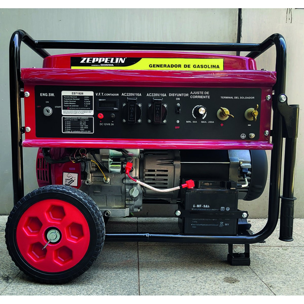 Gerador Soldador Zeppelin Honda GX390 6,3 kVA