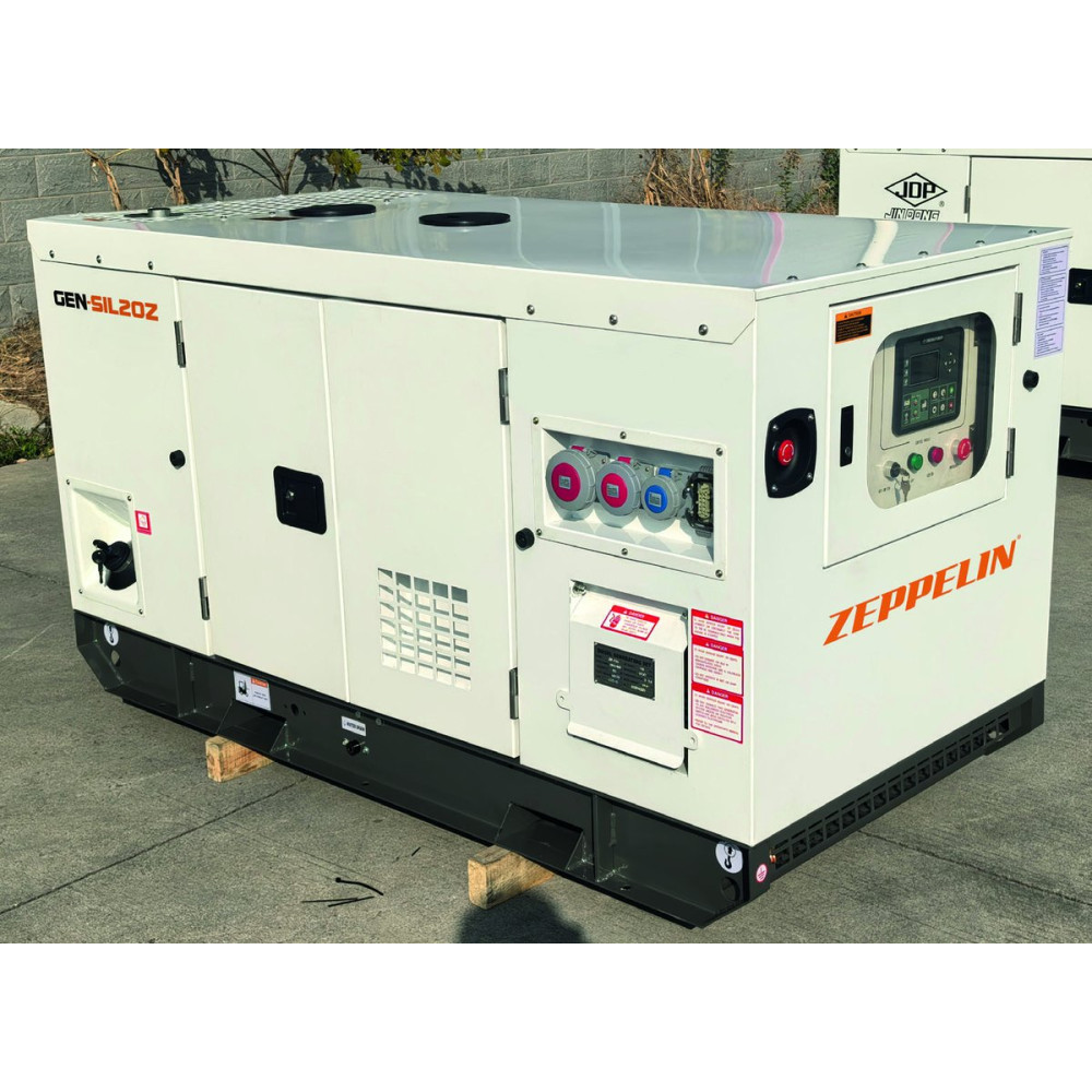 Gerador Diesel Silencioso Zeppelin GEN-SIL20Z 20 kVA 1500 rpm