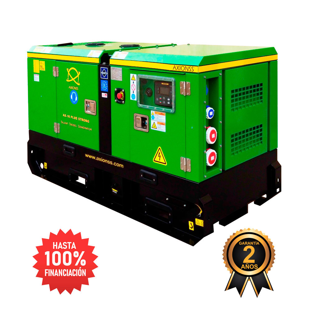 Grupo Electrógeno AXIONSS AX-16 Plus Strong 16 kVA Gasóleo