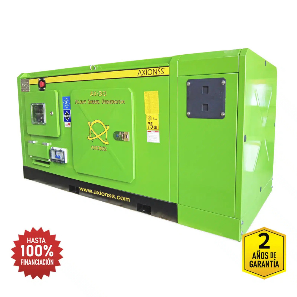 Grupo Electrógeno AXIONSS AX-30 Super Compact 30 kVA Gasóleo
