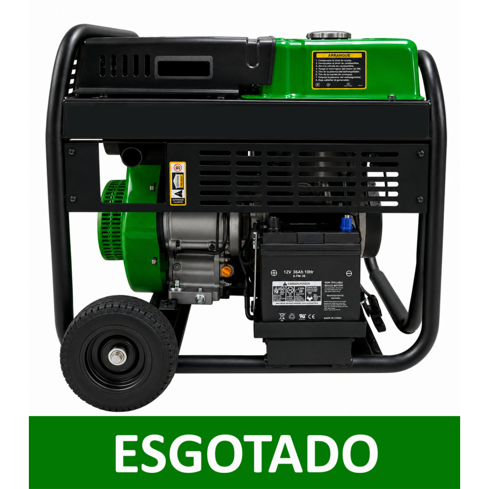 Gerador Elétrico AXIONSS AX-SCD9000-I 7,5 kVA Gasóleo